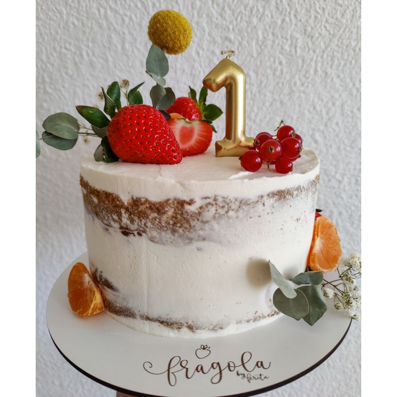 Naked cake con frutas