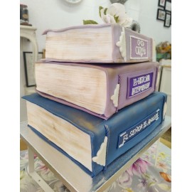 Tarta de Boda Libros