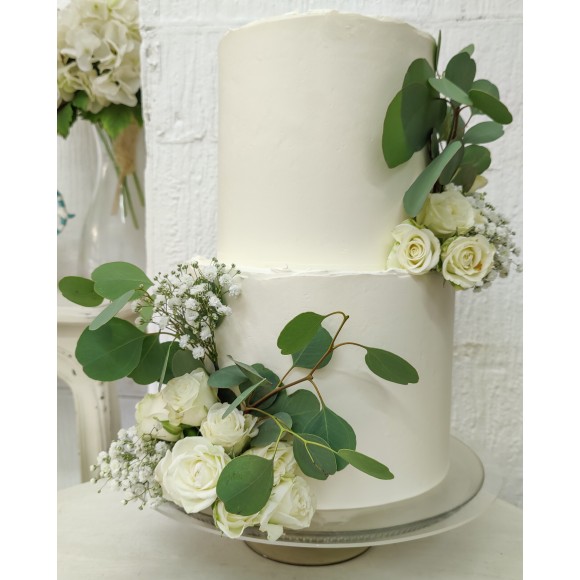 Tarta de boda minimalista