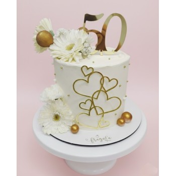 Tarta 50 Aniversario de Bodas