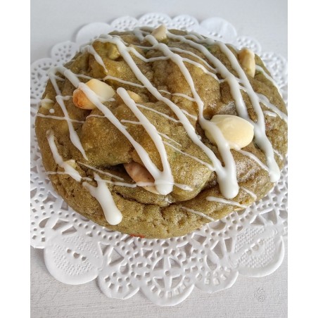 Galleta White Matcha estilo NY